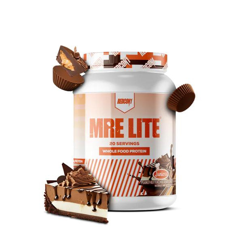 REDCON1 MRE Lite Whole Food Protein Powder - Low Carb & Whey Free Meal Replacement with Animal Protein Blends - Easy to Digest Supplement Made with MCT Oils (30 & 20 Servings)