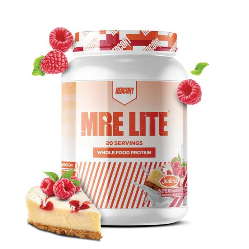 REDCON1 MRE Lite Whole Food Protein Powder - Low Carb & Whey Free Meal Replacement with Animal Protein Blends - Easy to Digest Supplement Made with MCT Oils (30 & 20 Servings)