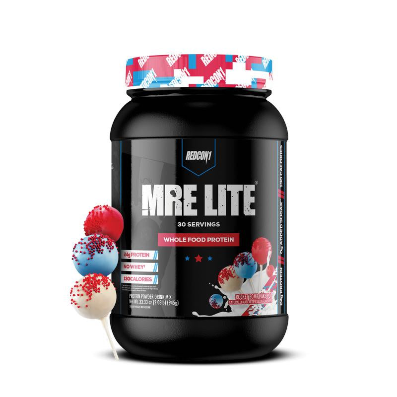 REDCON1 MRE Lite Whole Food Protein Powder - Low Carb & Whey Free Meal Replacement with Animal Protein Blends - Easy to Digest Supplement Made with MCT Oils (30 & 20 Servings)