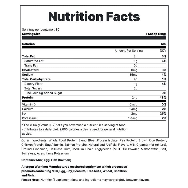 REDCON1 MRE Lite Whole Food Protein Powder - Low Carb & Whey Free Meal Replacement with Animal Protein Blends - Easy to Digest Supplement Made with MCT Oils (30 & 20 Servings)