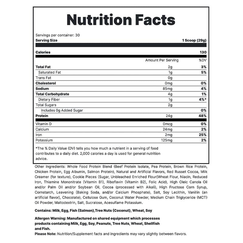 REDCON1 MRE Lite Whole Food Protein Powder - Low Carb & Whey Free Meal Replacement with Animal Protein Blends - Easy to Digest Supplement Made with MCT Oils (30 & 20 Servings)